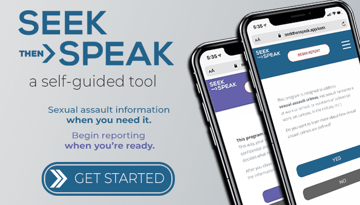 Seek then speak